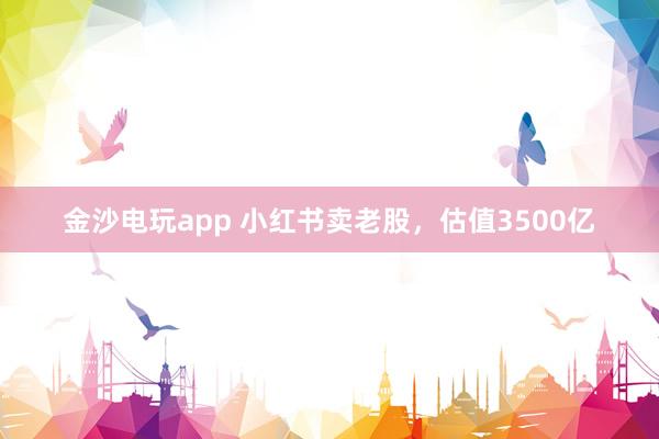 金沙电玩app 小红书卖老股，估值3500亿